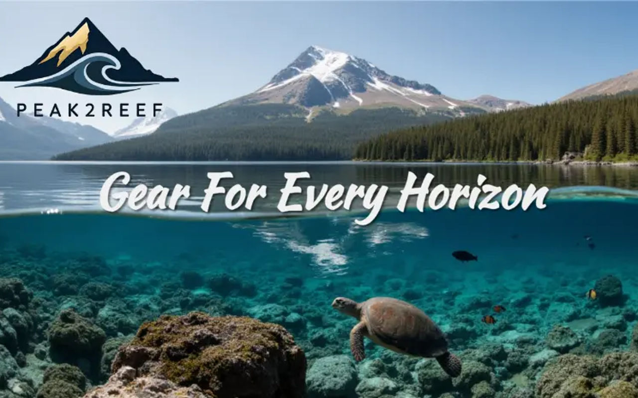 Homepage screenshot of peak2reef.shop