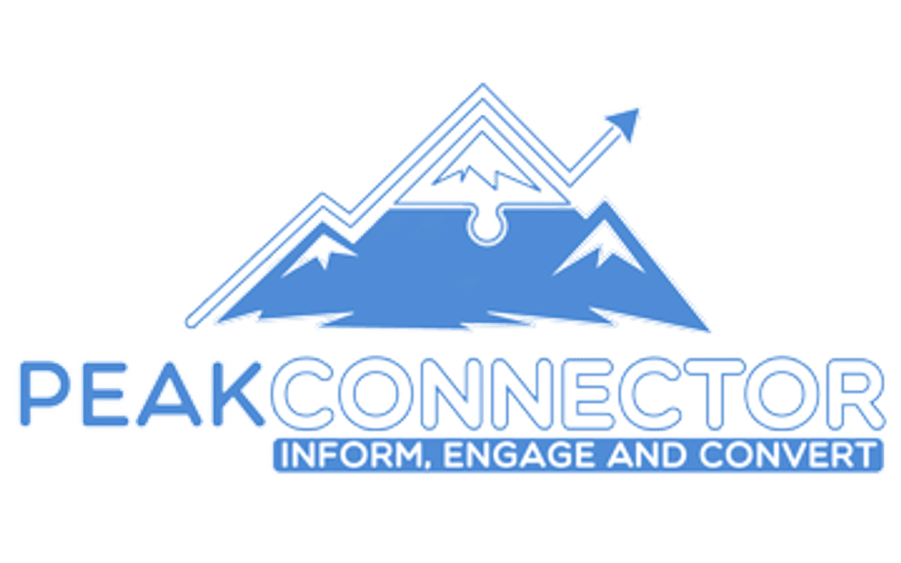 Homepage screenshot of peakconnector.com