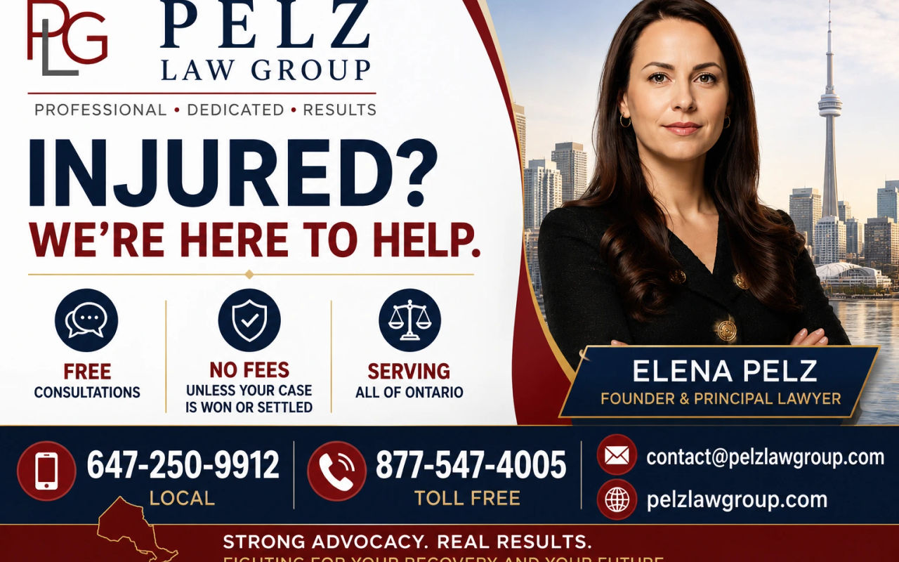 Homepage screenshot of pelzlawgroup.com