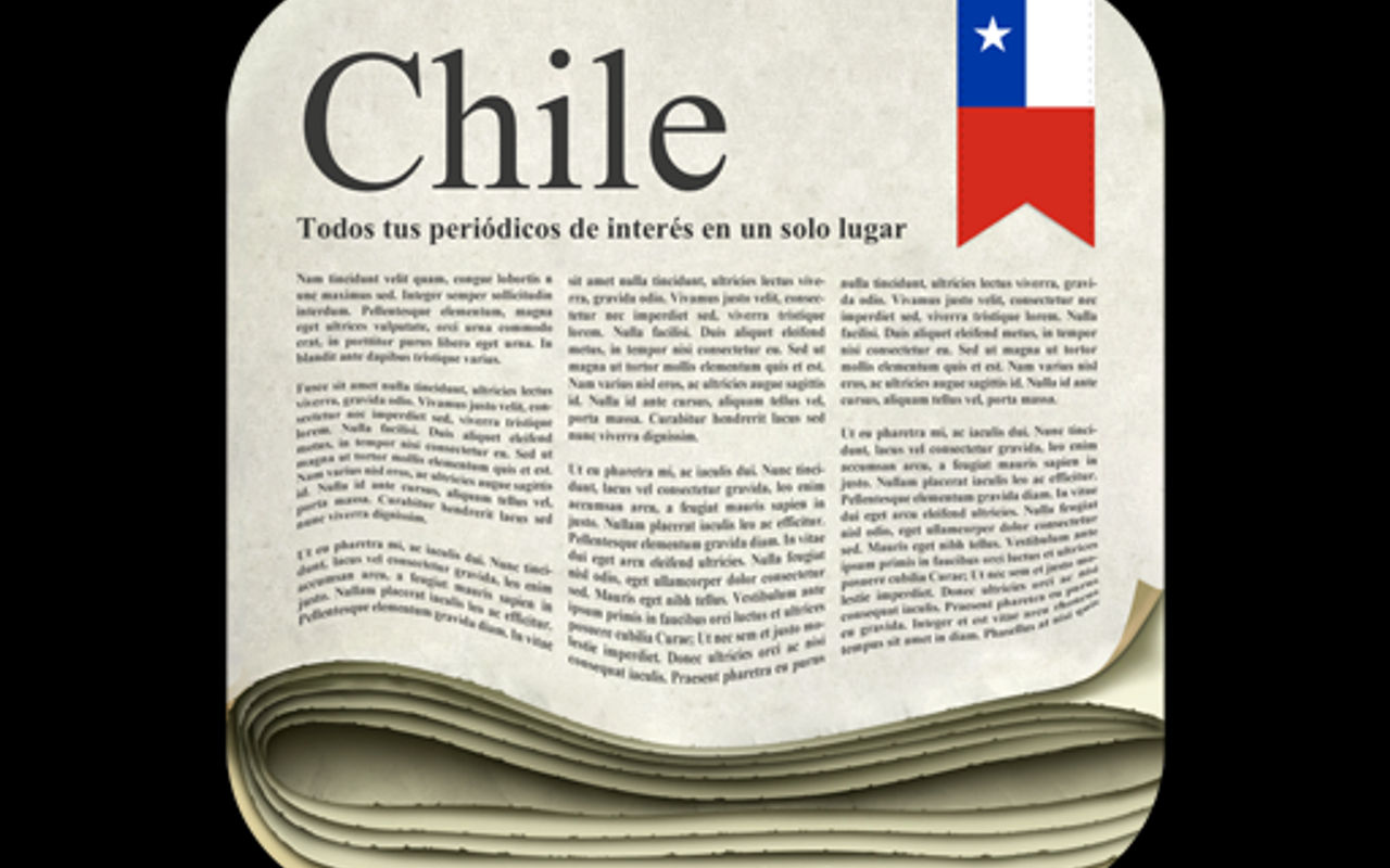 Homepage screenshot of periodicoschilenos.cl