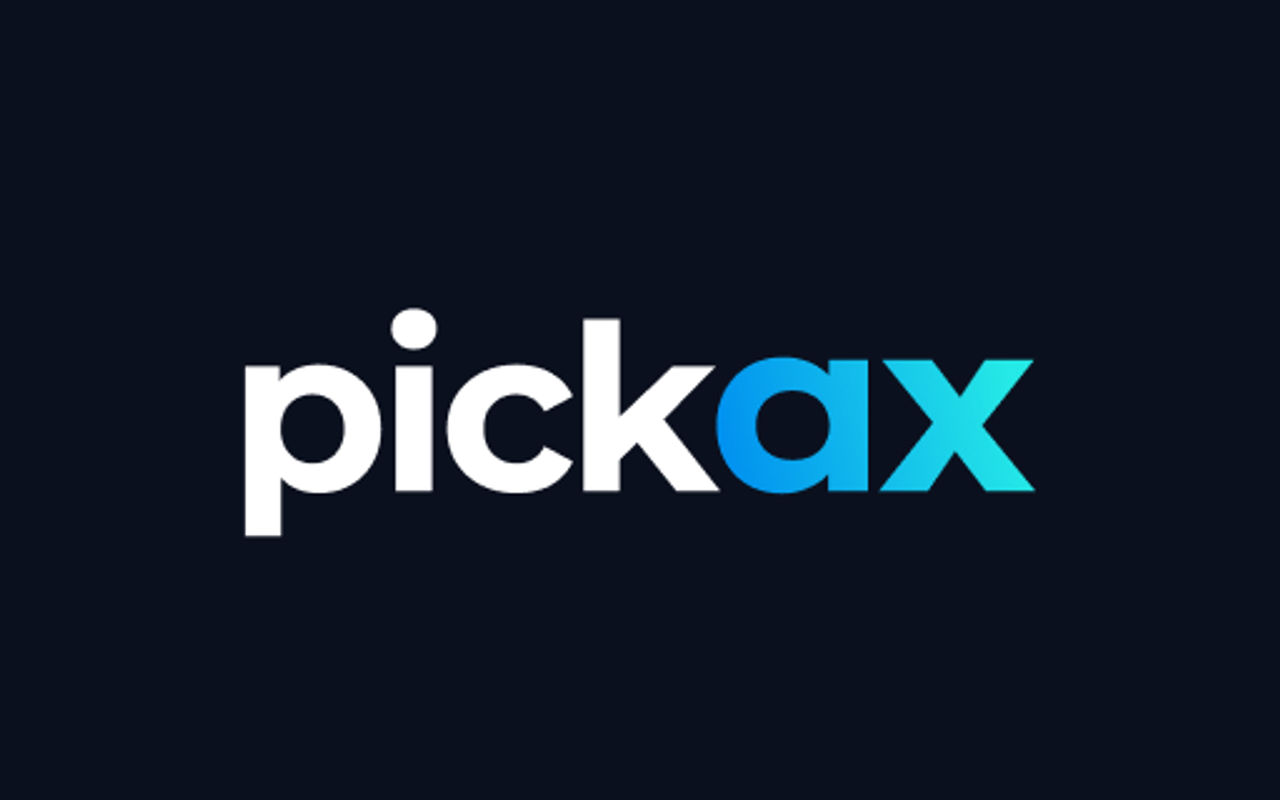 Homepage screenshot of pickax.com