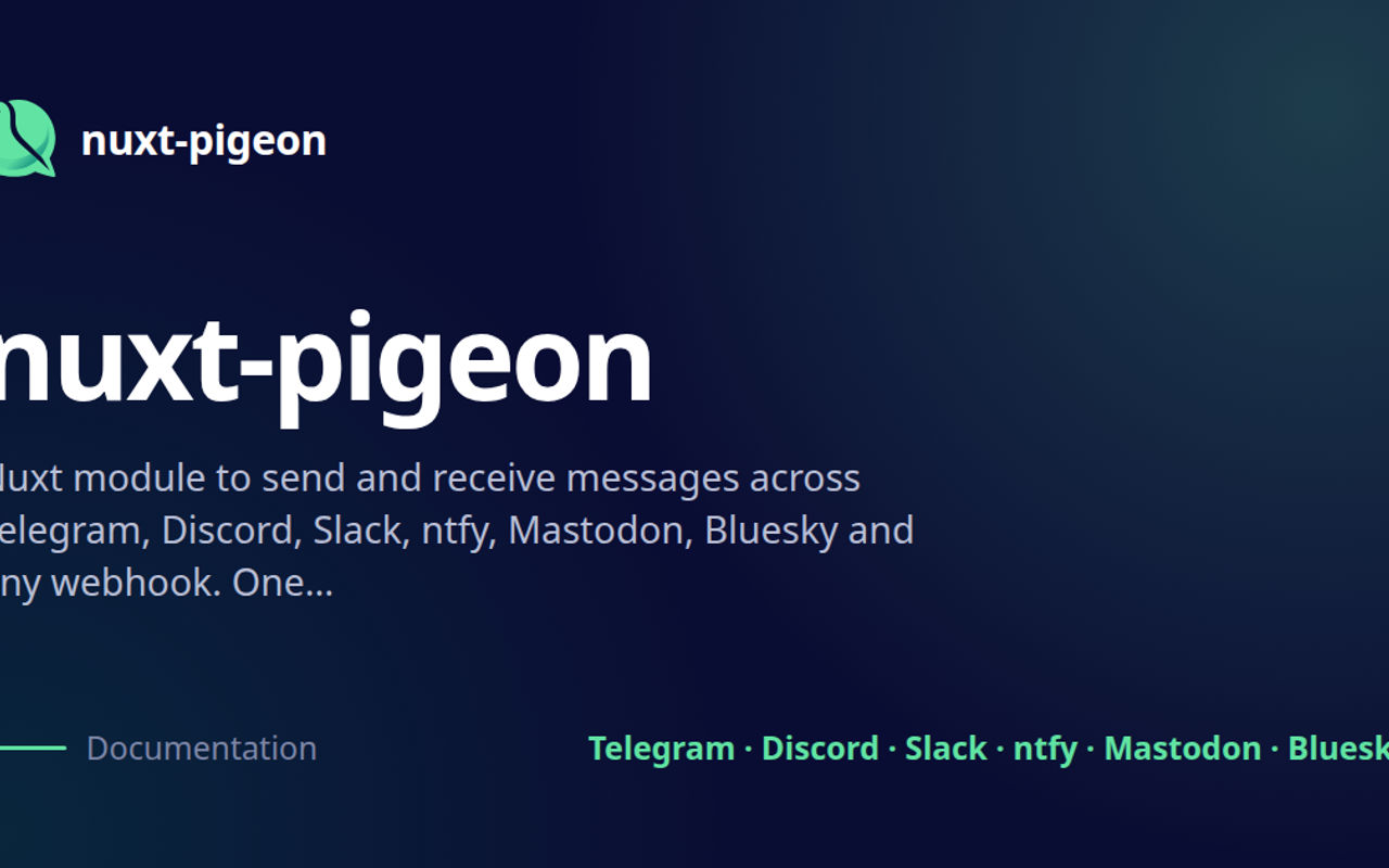 Homepage screenshot of pigeon.fh-softdev.de