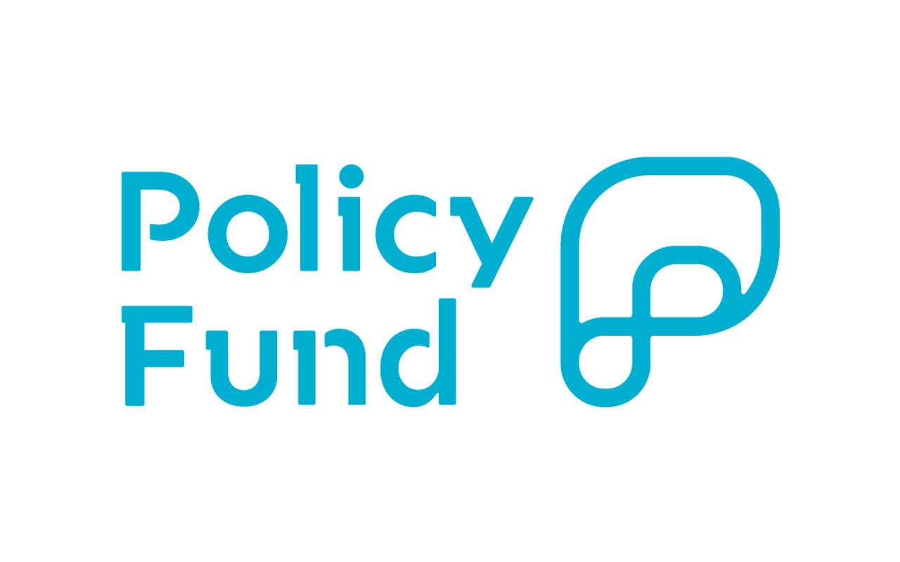 Homepage screenshot of policy.fund