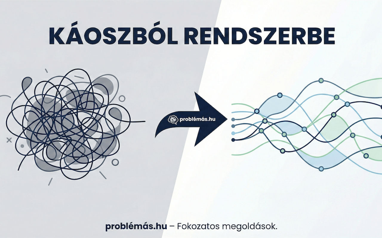 Homepage screenshot of problemas.hu