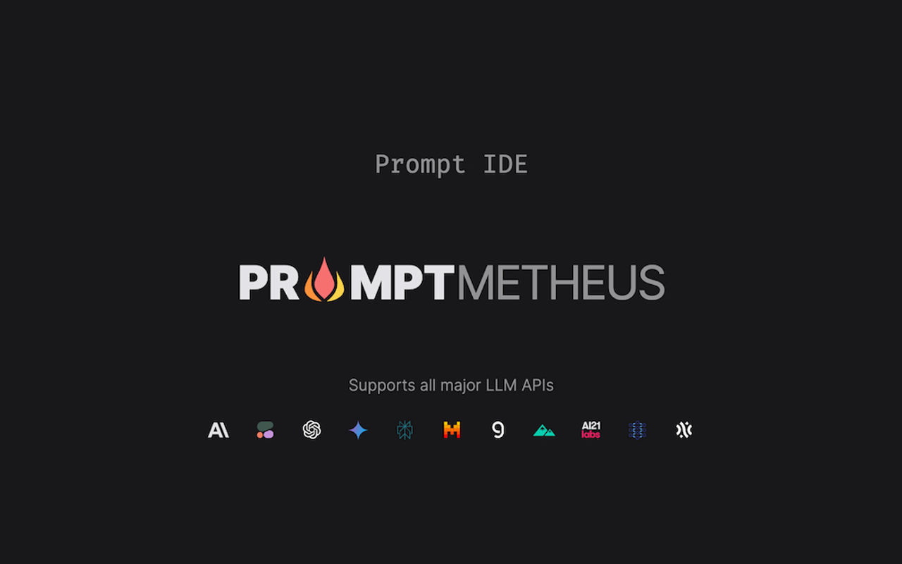 Homepage screenshot of promptmetheus.com