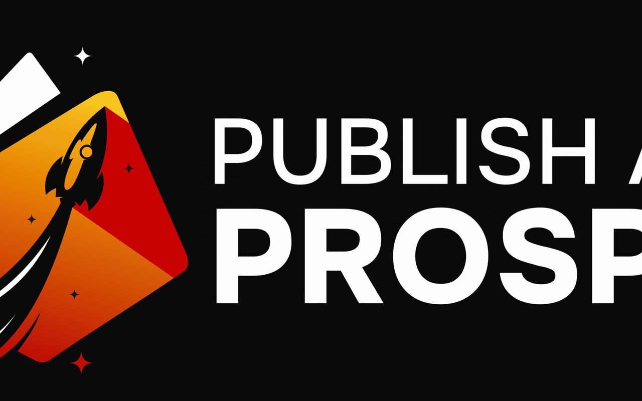 Homepage screenshot of publishandprosper.ai