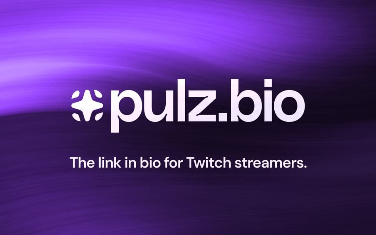 Homepage screenshot of pulz.bio