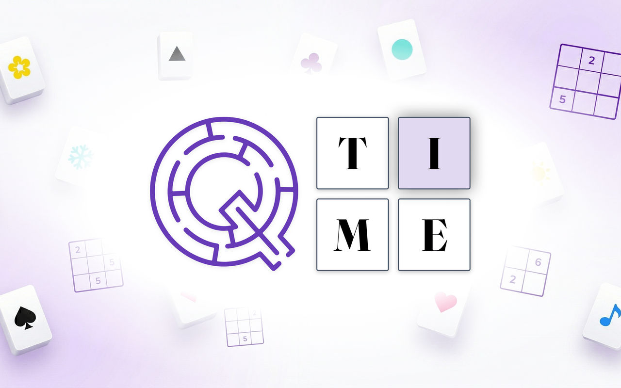 Homepage screenshot of qtime.social