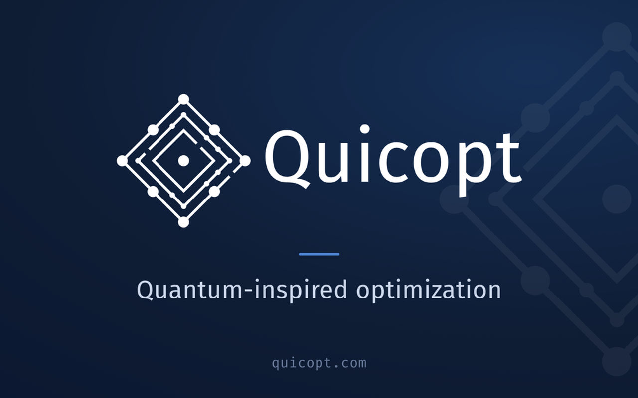 Homepage screenshot of quicopt.com
