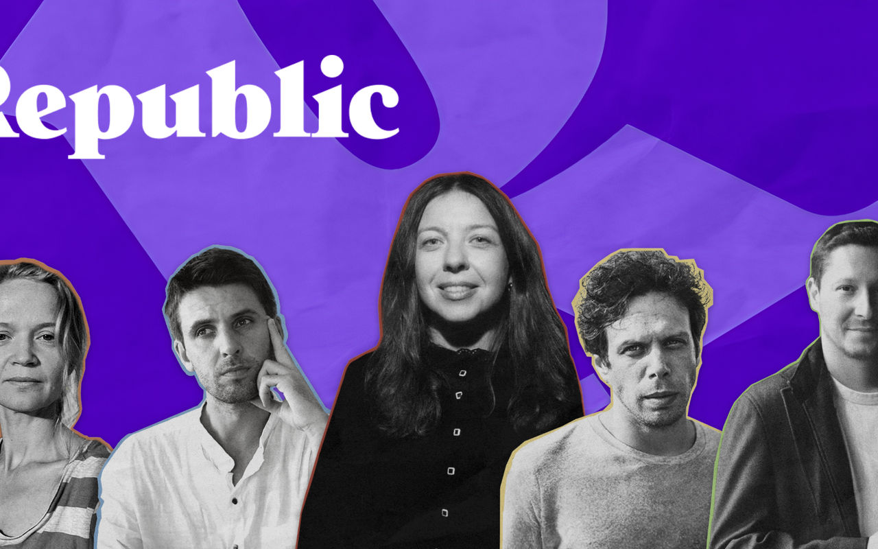Homepage screenshot of republicmag.io