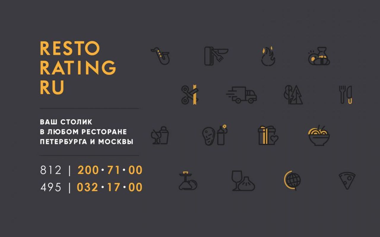 Homepage screenshot of restorating.ru