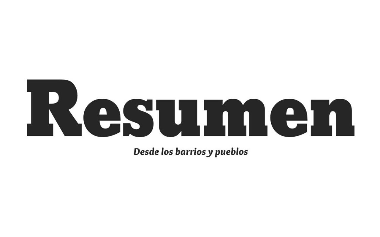 Homepage screenshot of resumen.cl