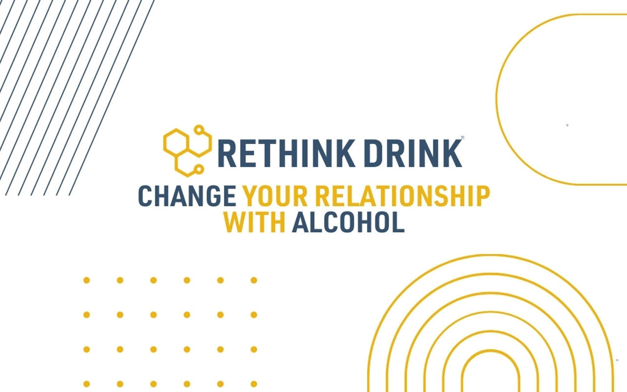 Homepage screenshot of rethinkdrink.co.uk