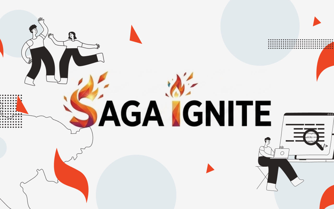 Homepage screenshot of saga-ignite.studio.site