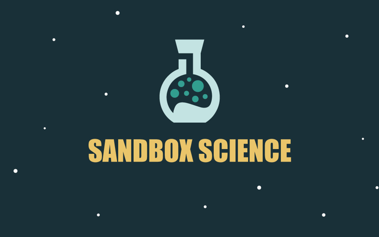 Homepage screenshot of sandbox-science.com