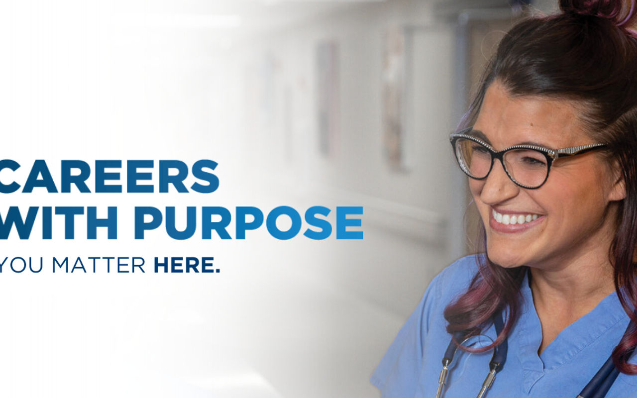 Homepage screenshot of sanfordcareers.com