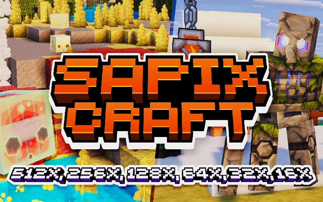 Homepage screenshot of sapixcraft.com