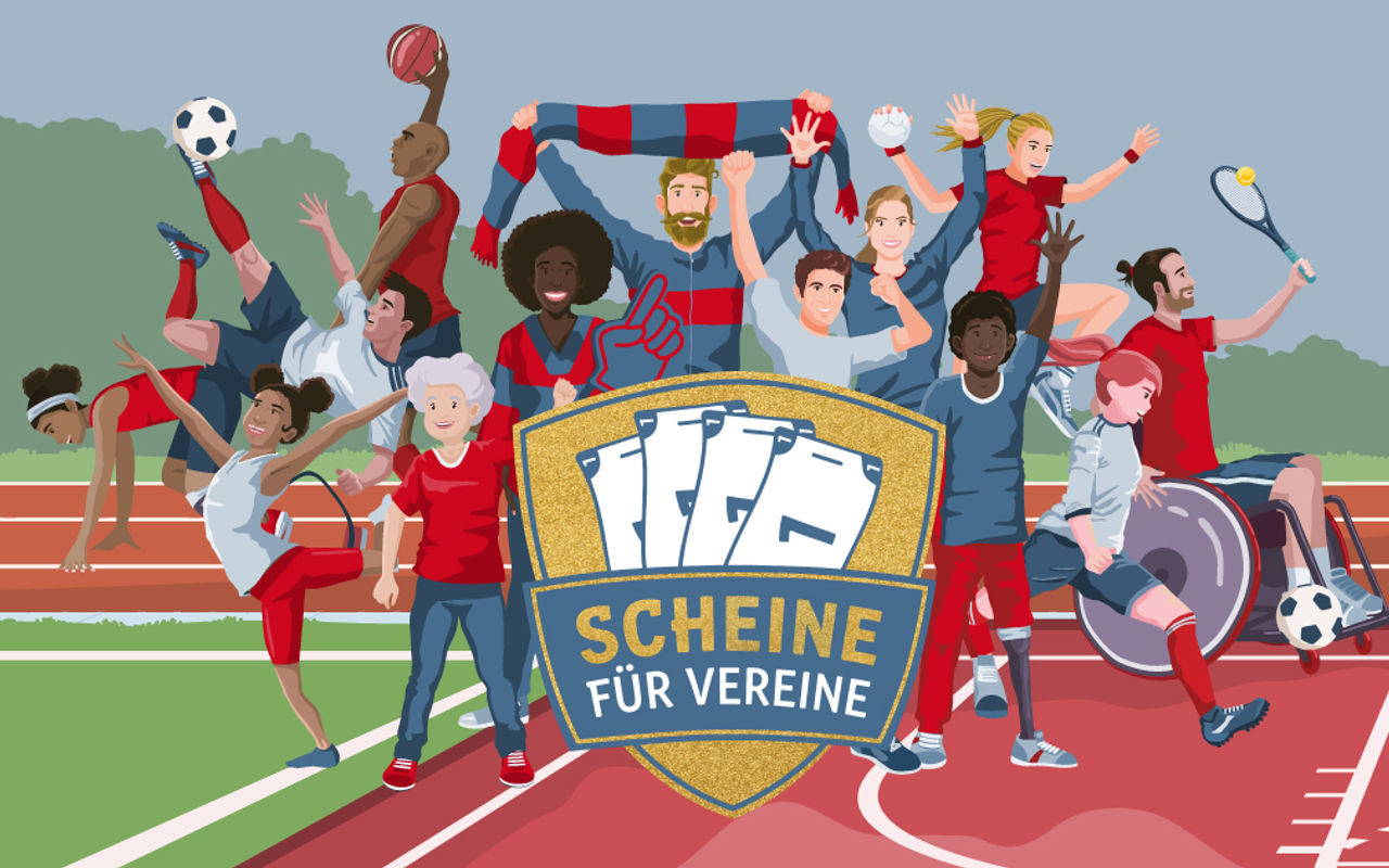 Homepage screenshot of scheinefuervereine.rewe.de