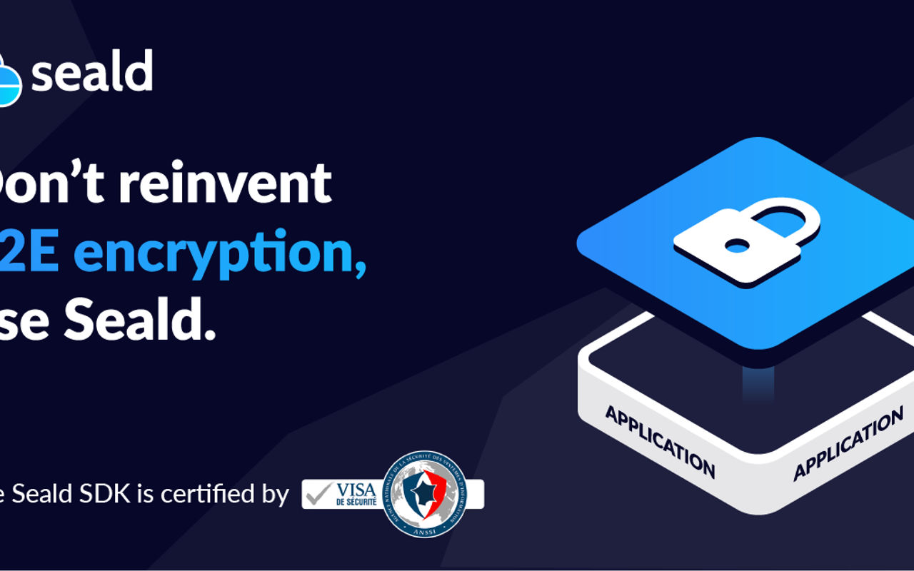 Homepage screenshot of seald.io