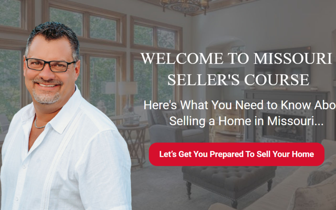 Homepage screenshot of sellercourse.johnmeiersells.com