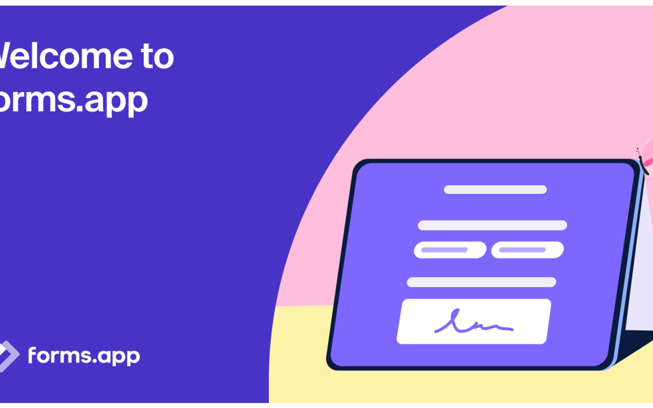 Homepage screenshot of share.forms.app