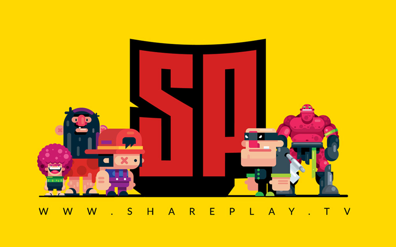Homepage screenshot of shareplay.tv