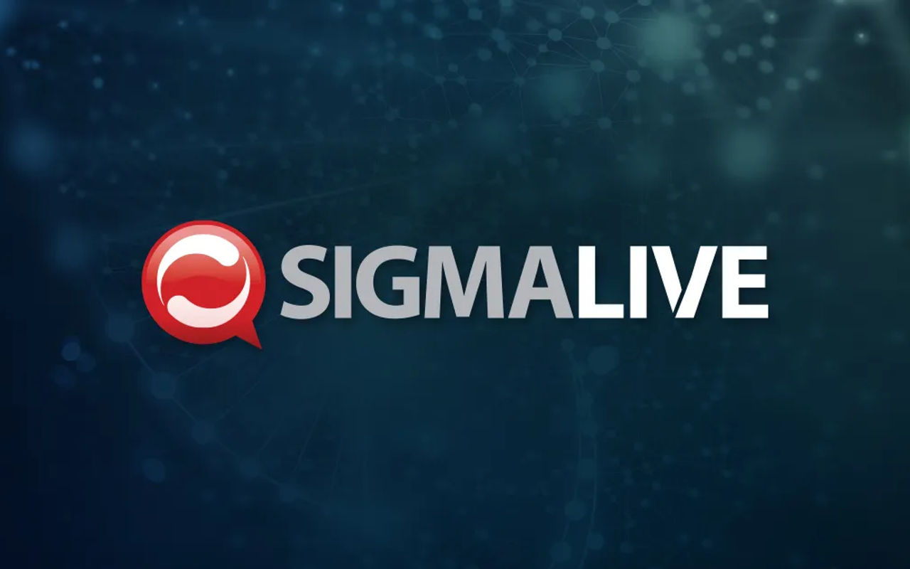 Homepage screenshot of sigmalive.com