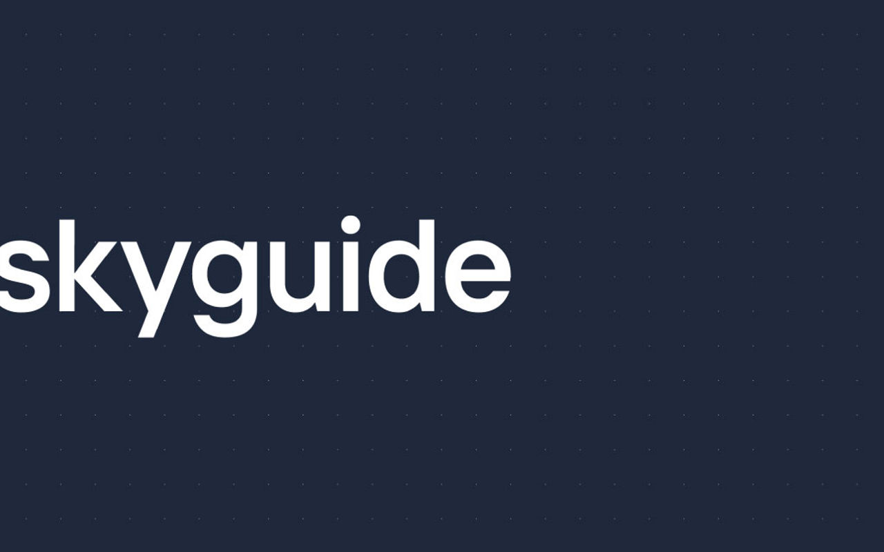Homepage screenshot of skyguide.ch