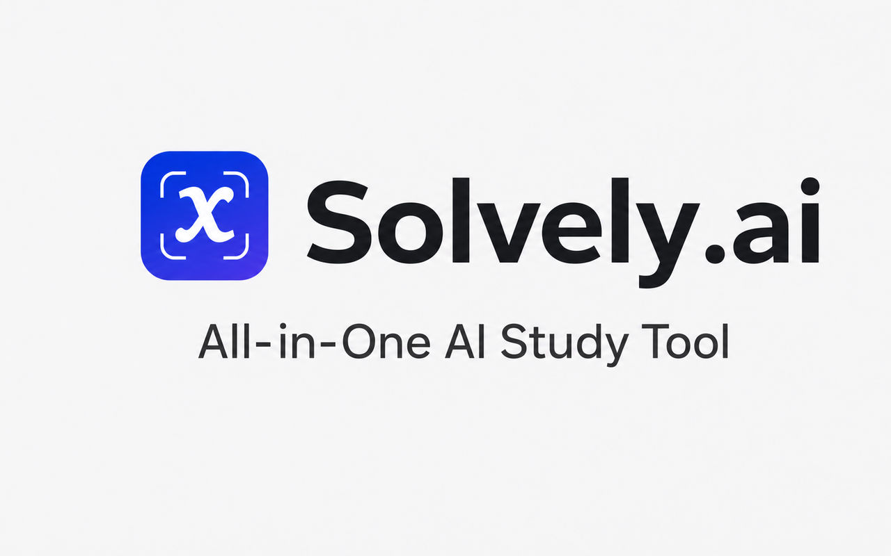 Homepage screenshot of solvely.ai
