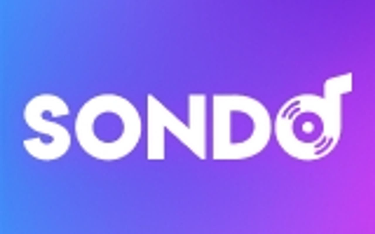 Homepage screenshot of sondo.ai