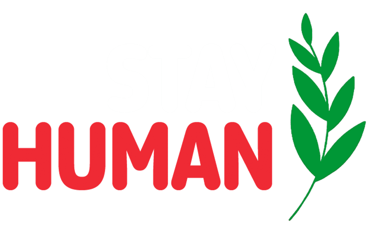 Homepage screenshot of stay-human.com