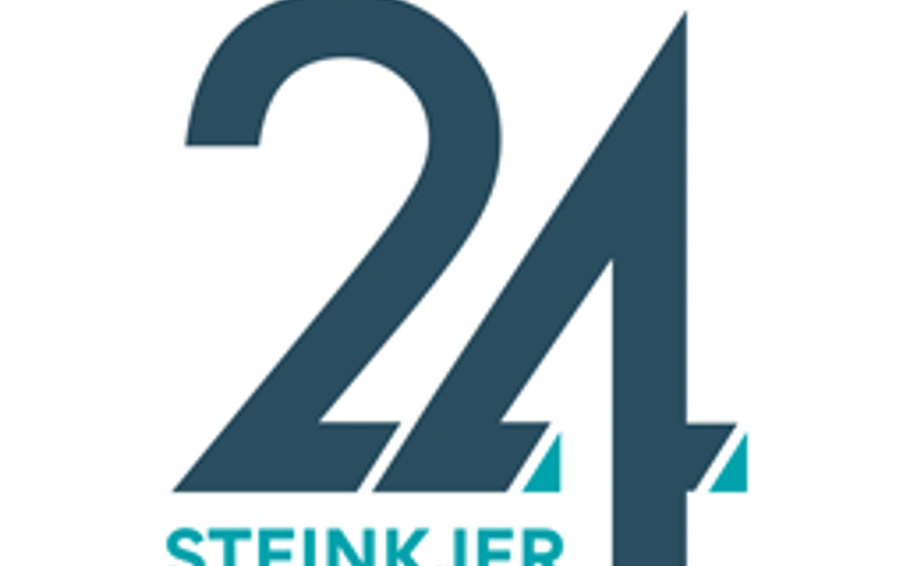 Homepage screenshot of steinkjer24.no
