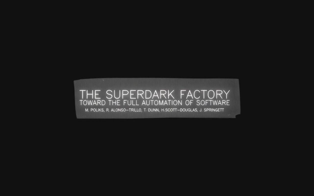 Homepage screenshot of superdark.antikythera.org
