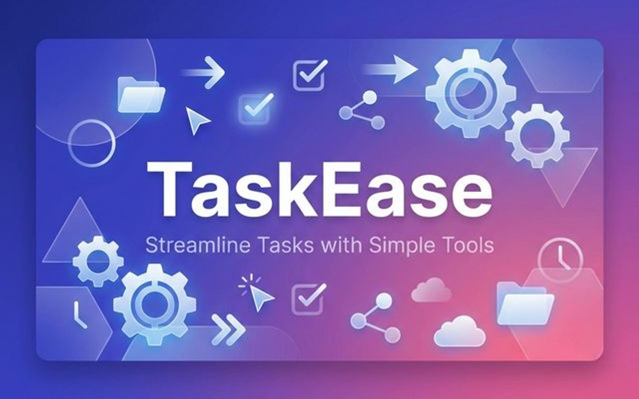 Homepage screenshot of taskease.info