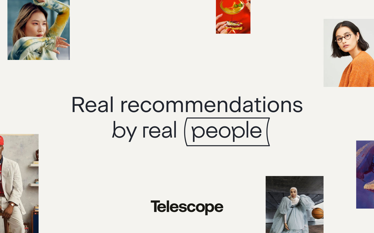 Homepage screenshot of telescope.fyi