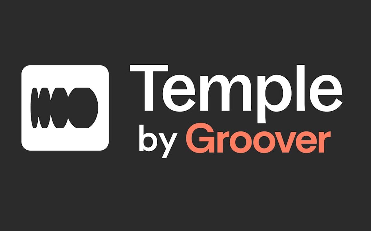 Homepage screenshot of temple.groover.co