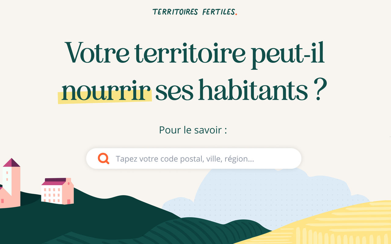 Homepage screenshot of territoiresfertiles.fr