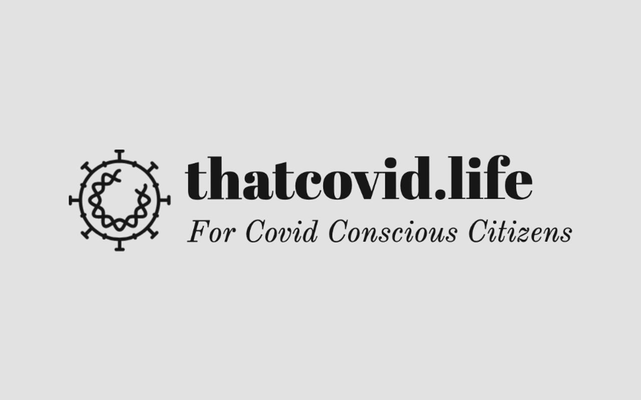 Homepage screenshot of thatcovid.life
