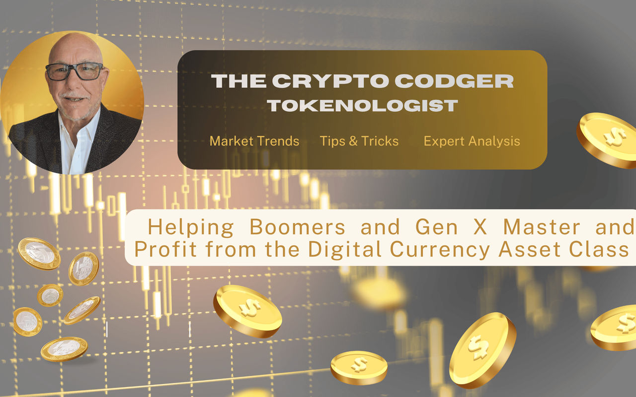 Homepage screenshot of thecryptocodger.com