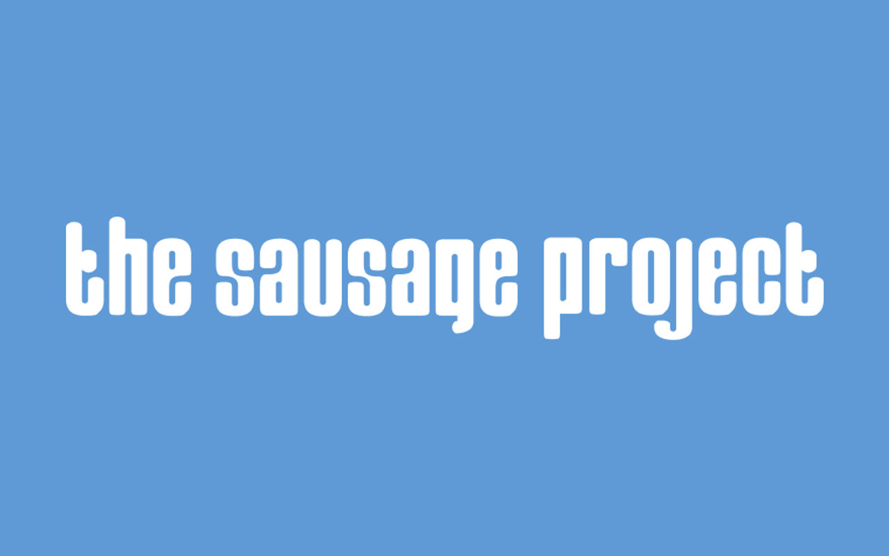 Homepage screenshot of thesausageproject.com