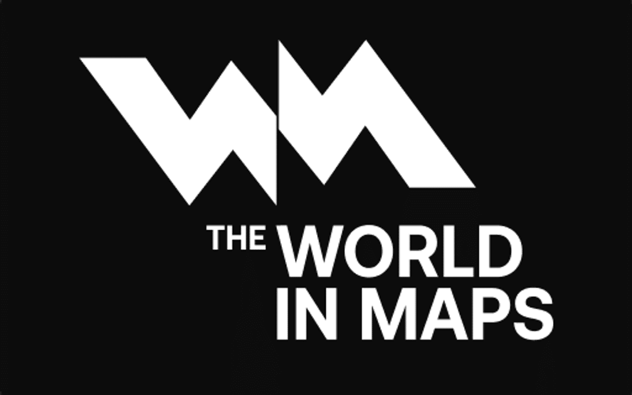 Homepage screenshot of theworldinmaps.co