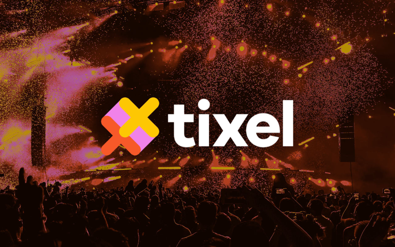 Homepage screenshot of tixel.com