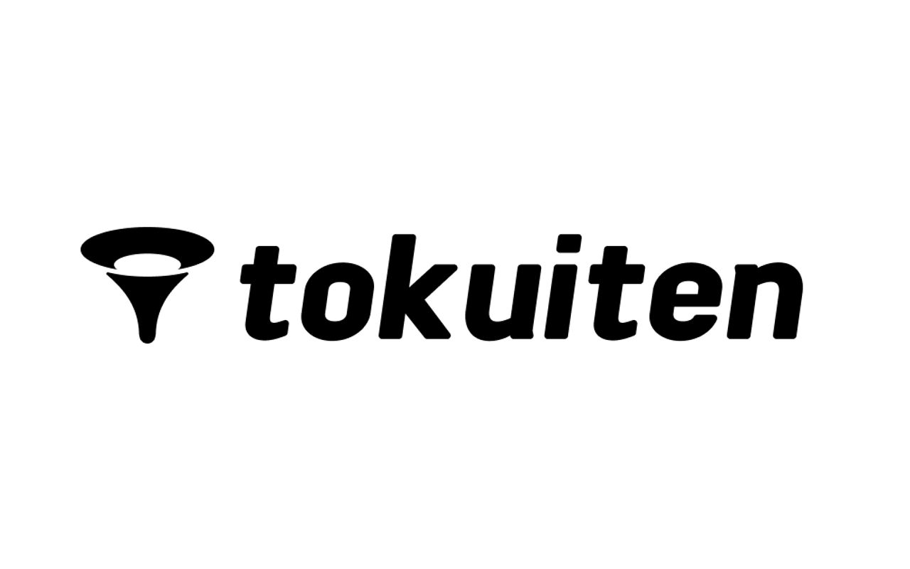 Homepage screenshot of tokuiten.jp