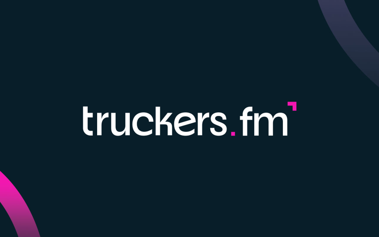 Homepage screenshot of truckers.fm