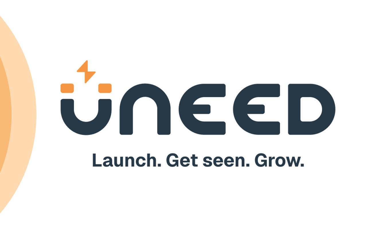 Homepage screenshot of uneed.best