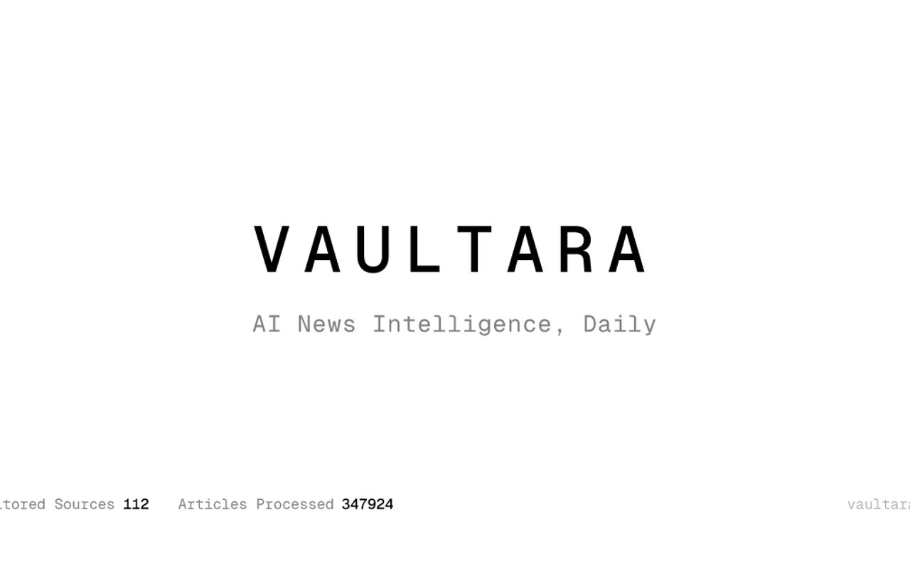 Homepage screenshot of vaultara.co
