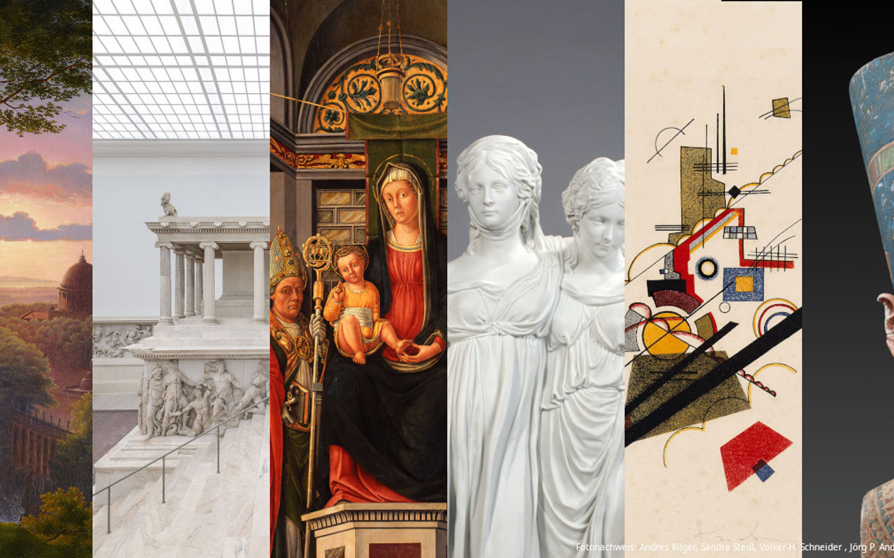 Homepage screenshot of visit.smb.museum