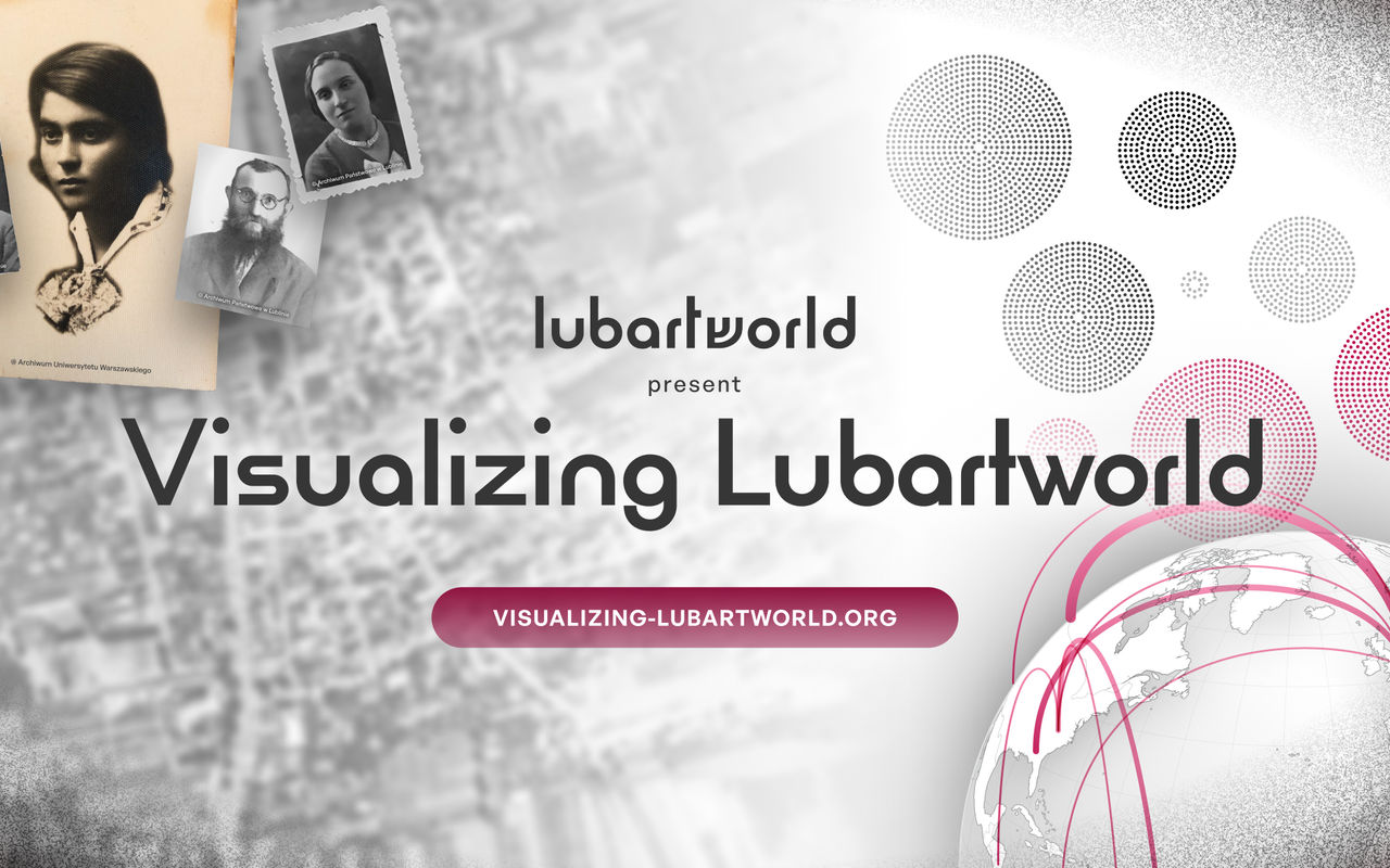 Homepage screenshot of visualizing-lubartworld.org