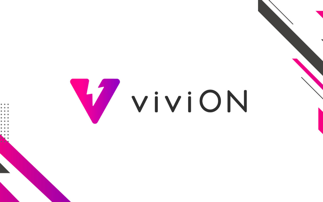 Homepage screenshot of vivion.jp