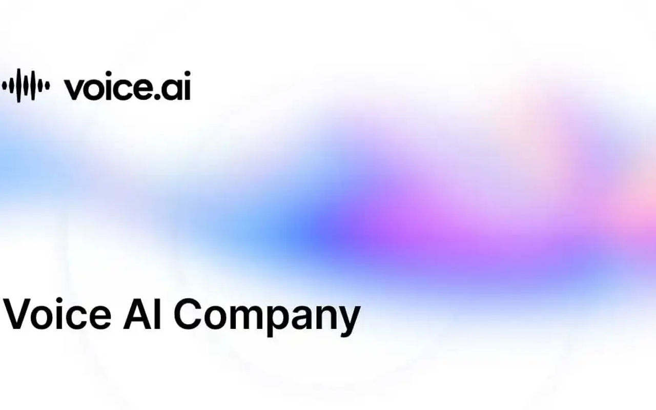 Homepage screenshot of voice.ai